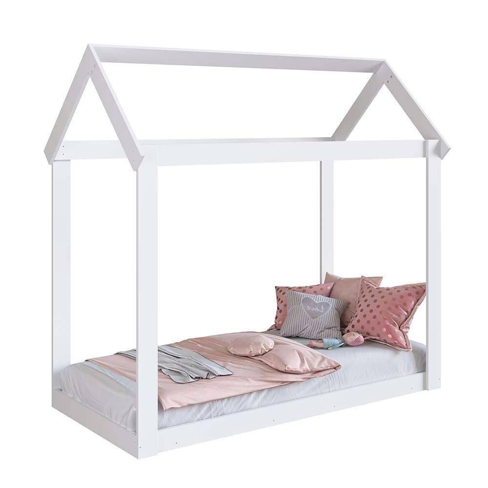 Mini Cama Montessoriana Infantil Branco Davi Shop Jm