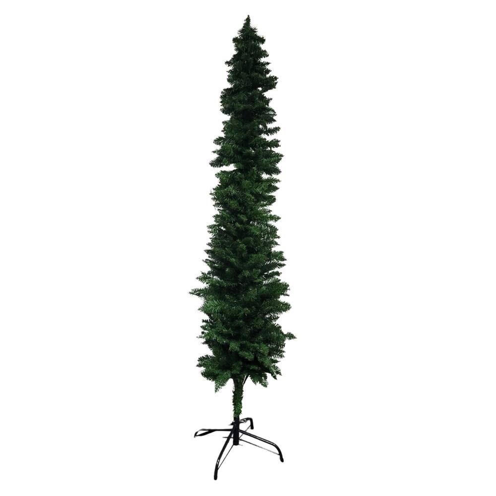 Arvore De Natal 2,1m Boston Slim 460 TIPS C/Base Metal