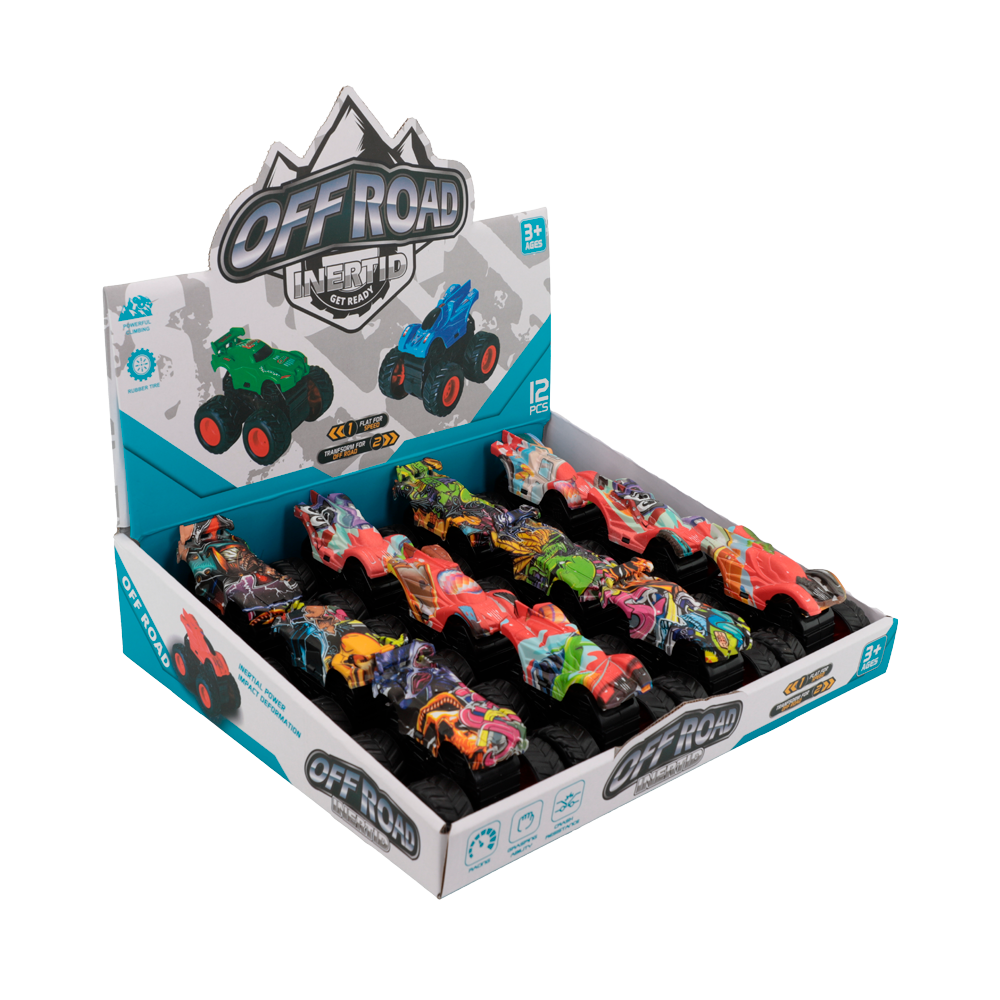 Carro Furioso 3 (Carro A Fricção - Display Com 12 Unidades)