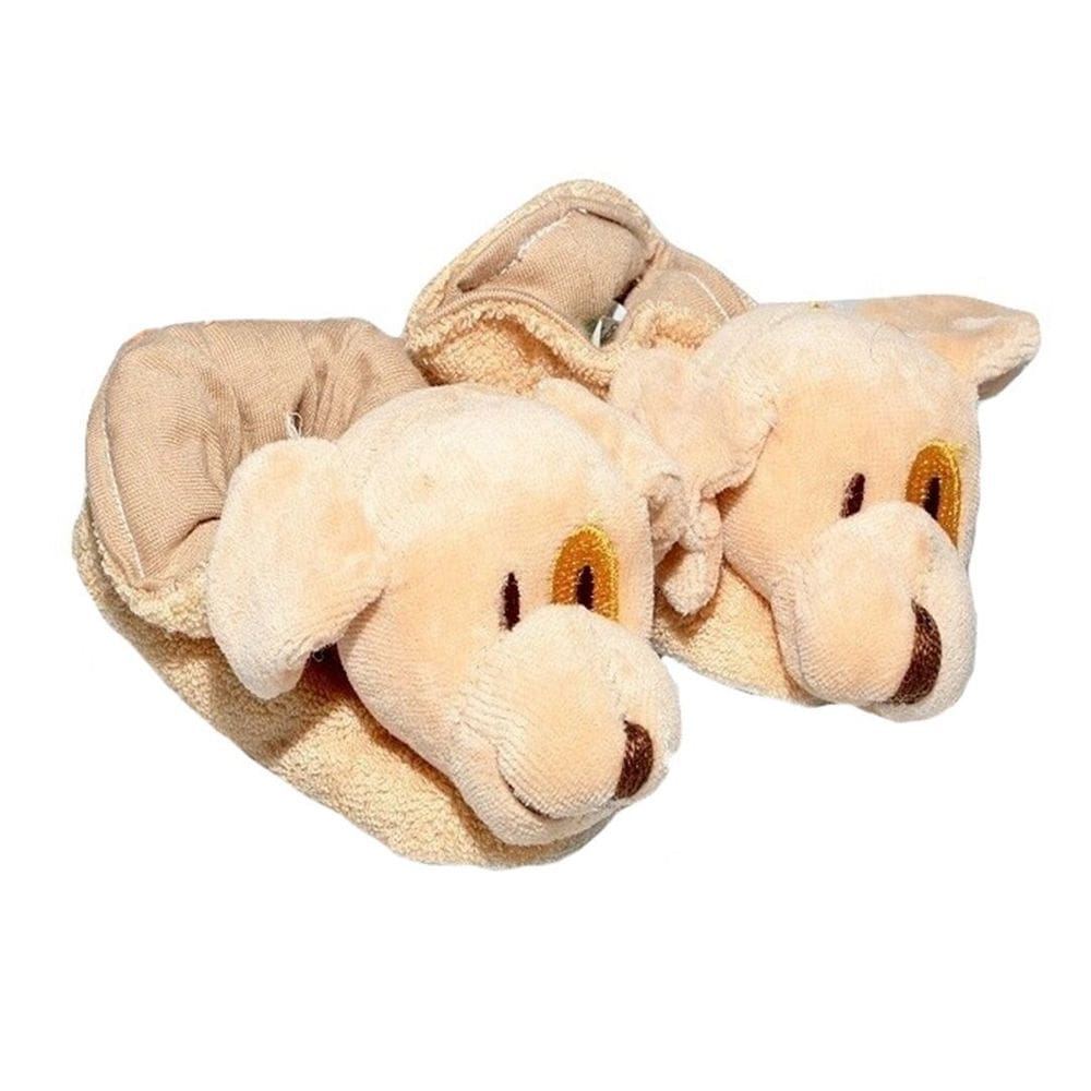 Pantufa Atoalhada Toto Amendoa G