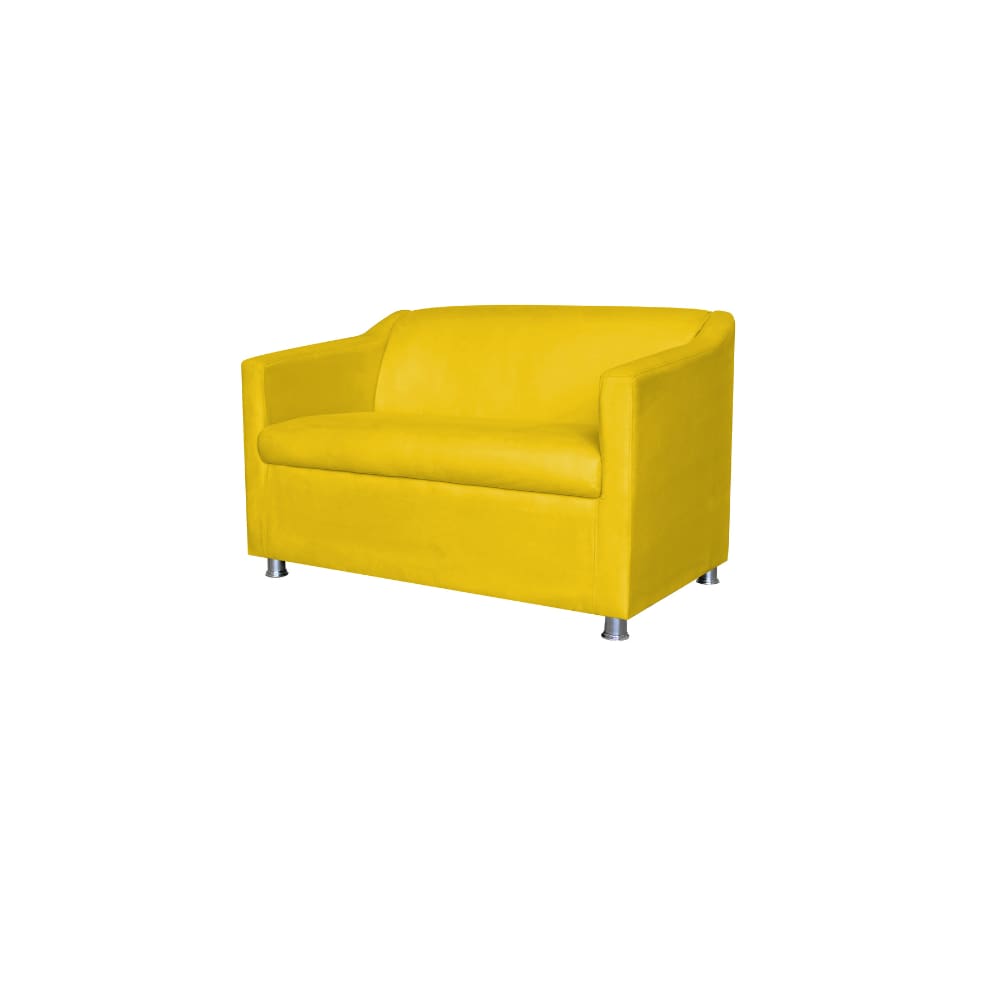 Namoradeira Tilla Suede Amarelo - Montanaris Decor
