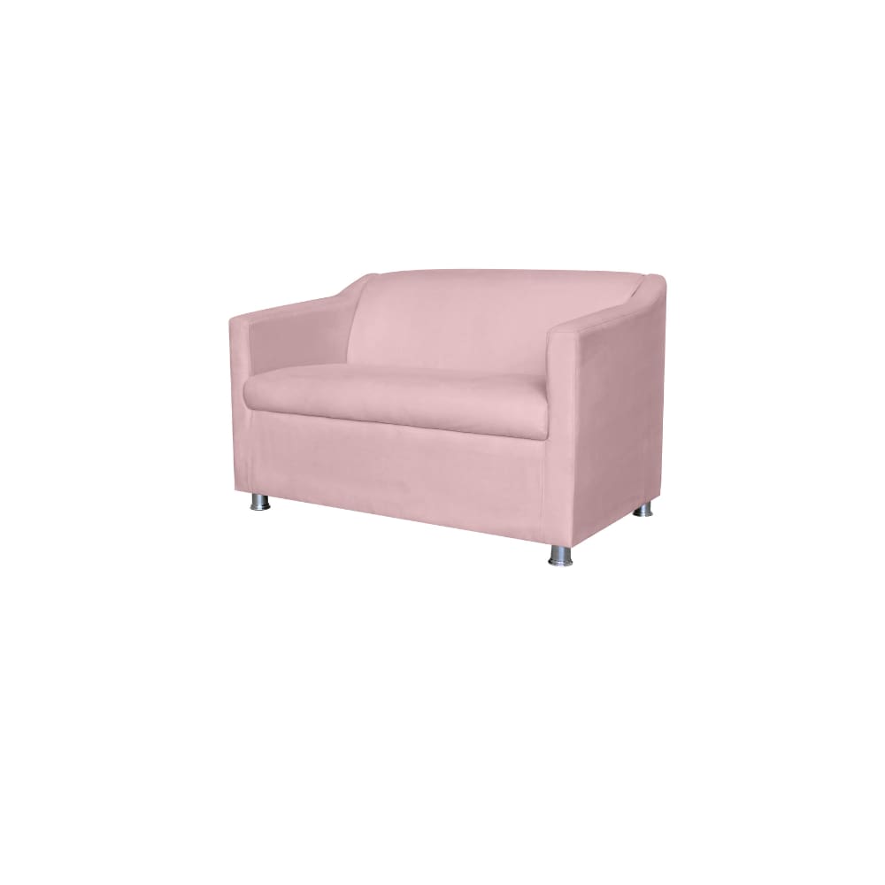 Namoradeira Tilla Suede Rosê - Montanaris Decor