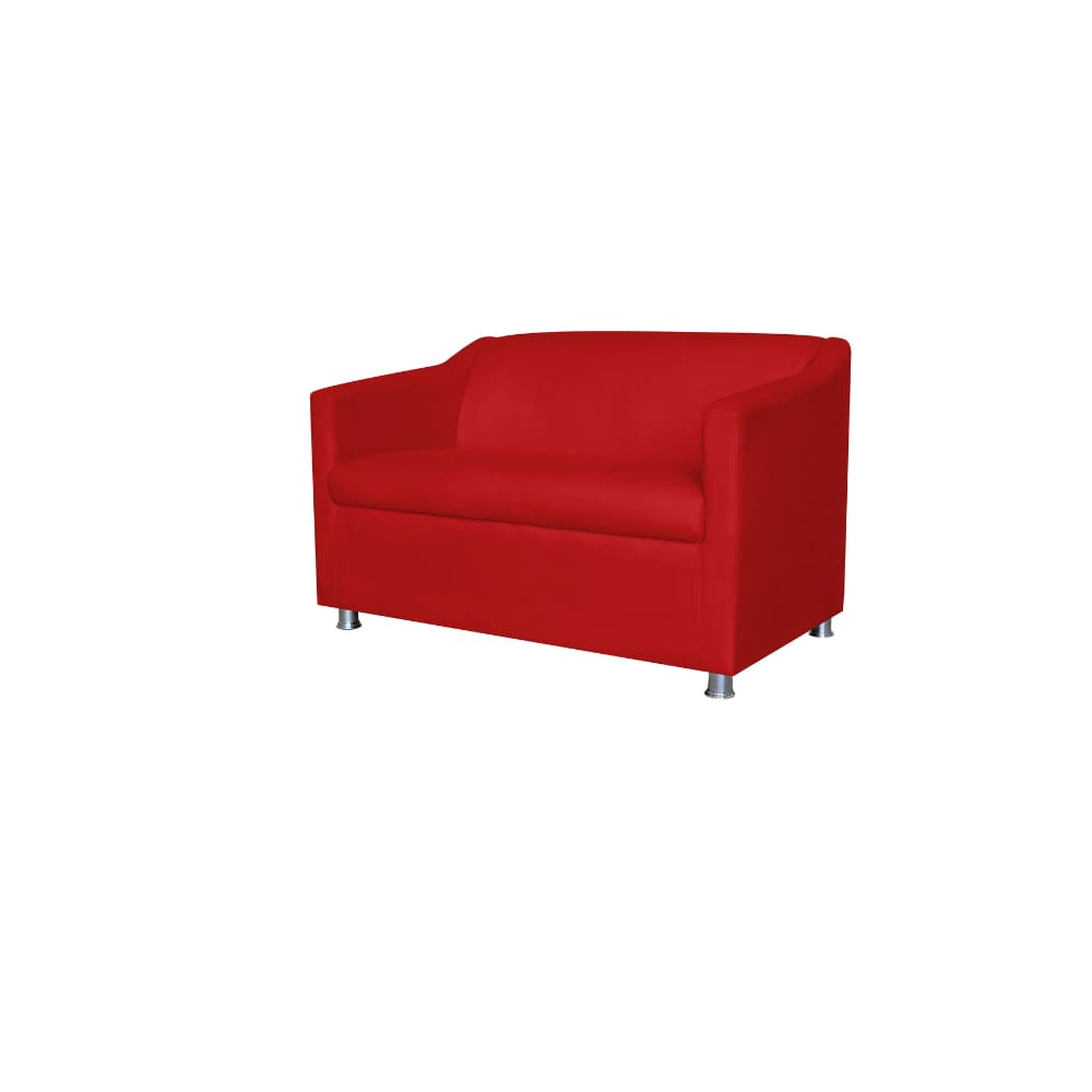Namoradeira Tilla Suede Vermelho - Montanaris Decor