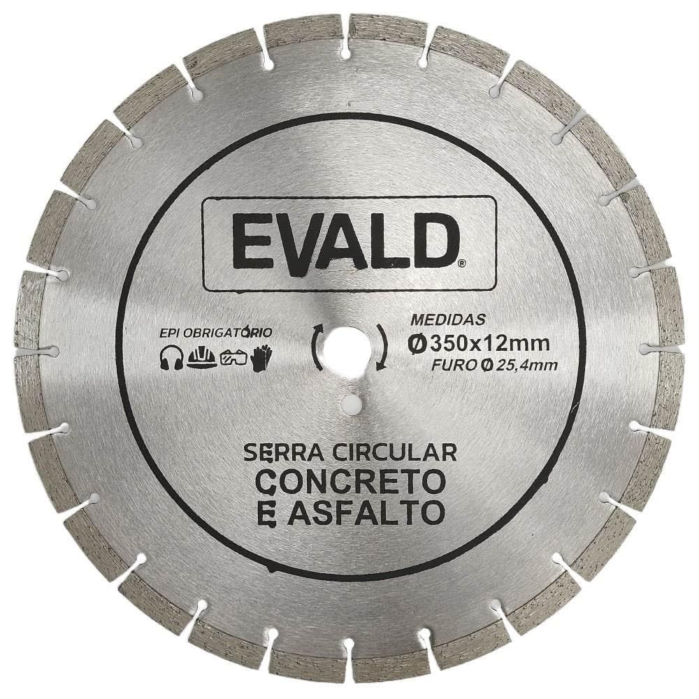 Disco de Corte Diamantado Asfalto e Concreto 14 POL EVALD