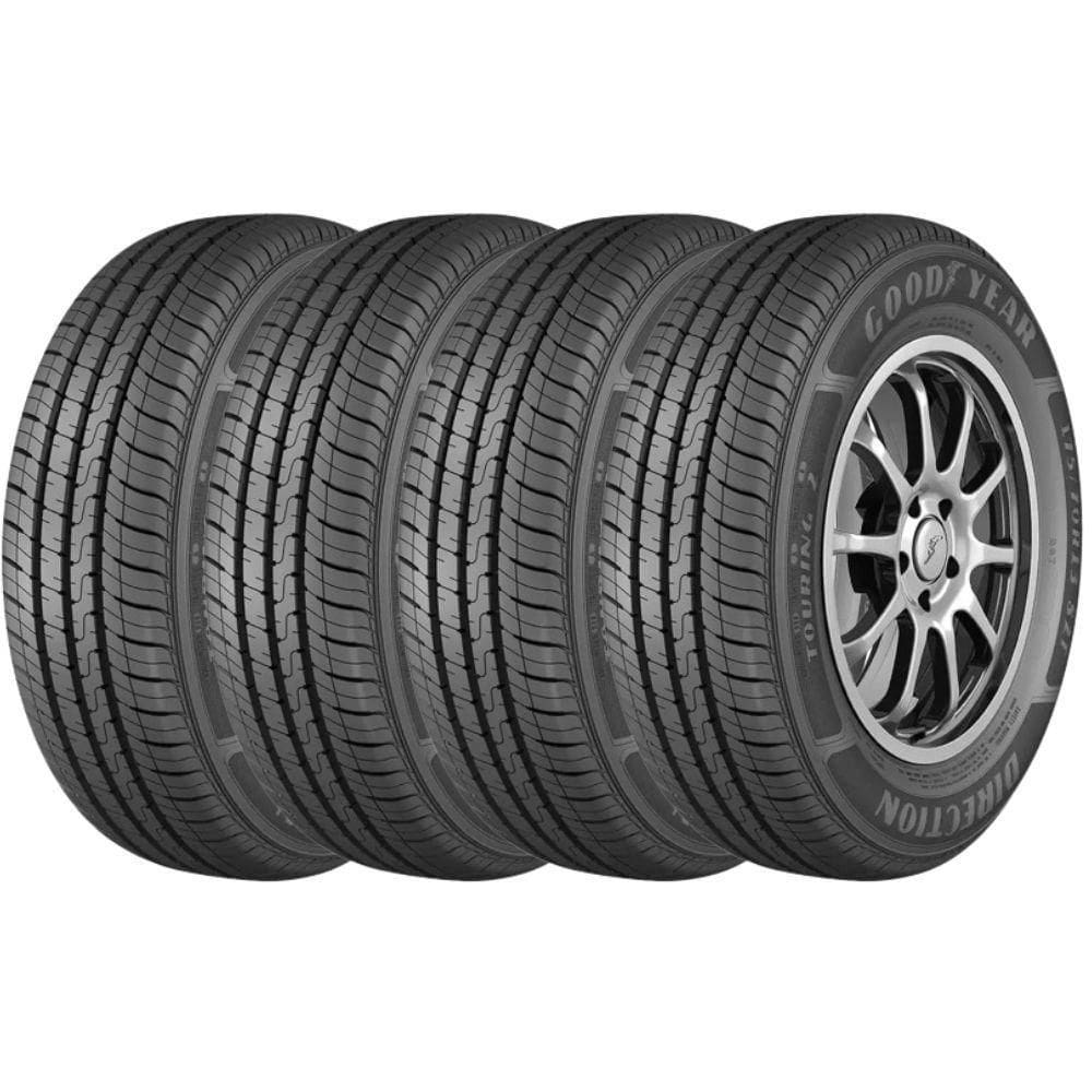 Kit com 4 Pneus Aro 14 Goodyear 175/65R14 Direction Touring 2 86H