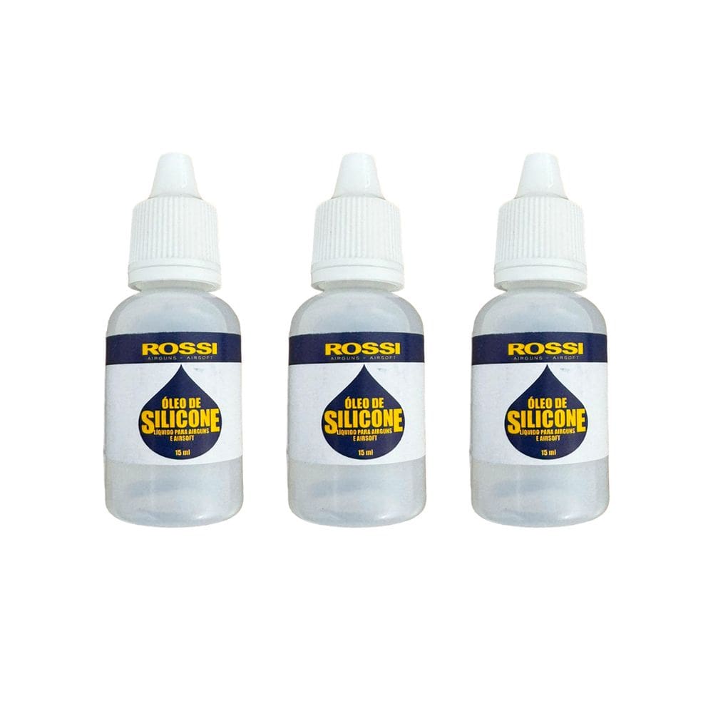 Kit 3un Óleo de Silicone Rossi Lubrificante 15ml