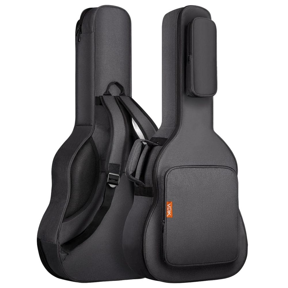 Capa Para Violão Luxo Acolchoada Voik BV-411C Cinza