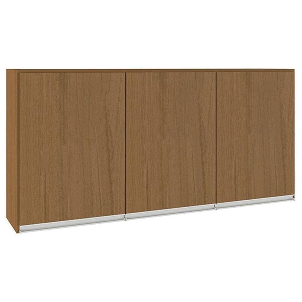 Armário Aéreo 3 Portas Evidence Carvalho - Poliman