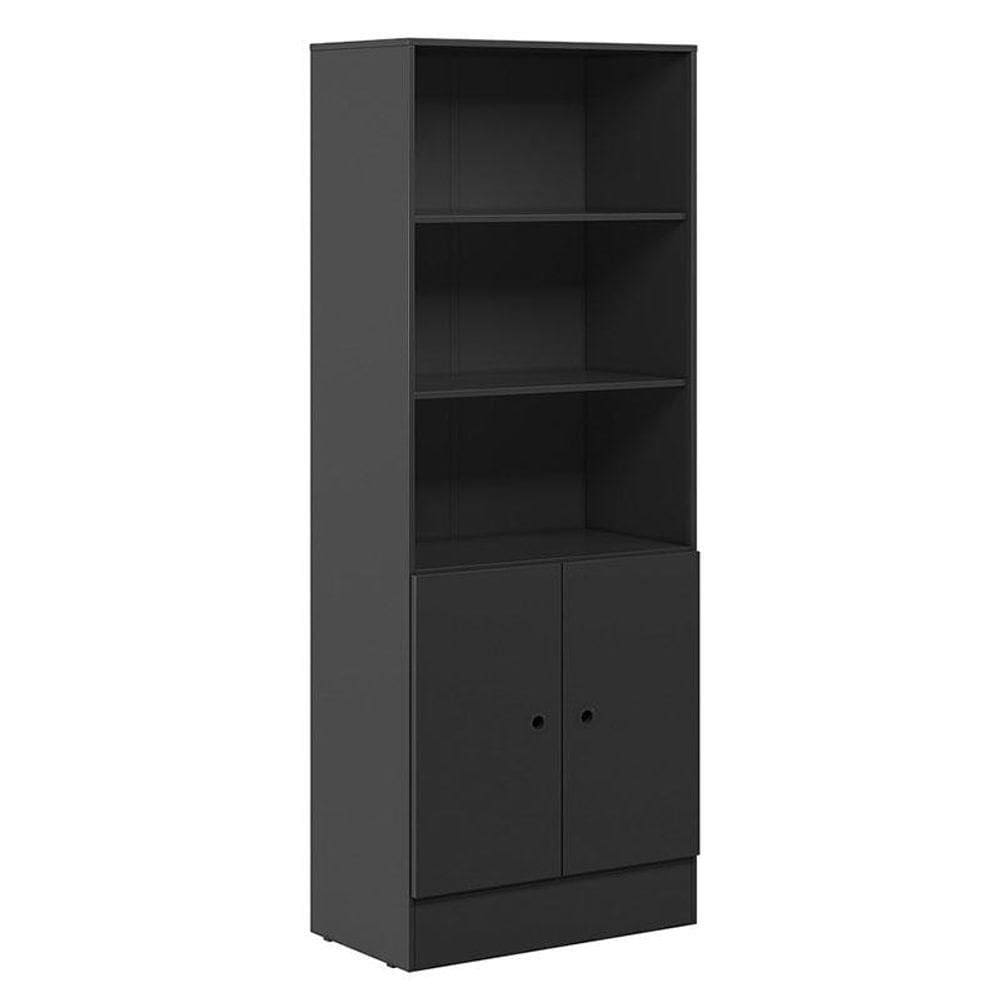 Armário Gamer 4095 Ambiente Preto Fosco - Qmovi