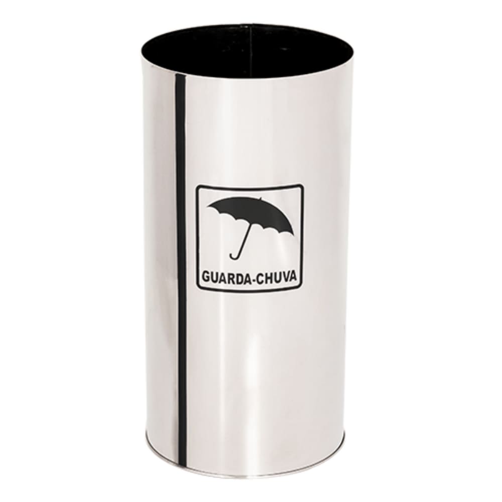 Porta guarda-chuvas 25L de Aço Inox