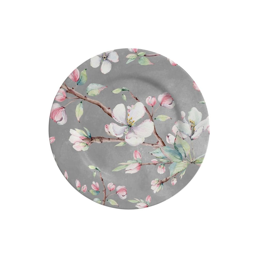 Conjunto com 6 Pratos de Sobremesa Colecao Sakura Kika Sato Ø21cm