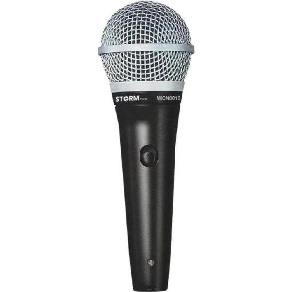 Microfone Com Fio Storm Micn00010 Preto