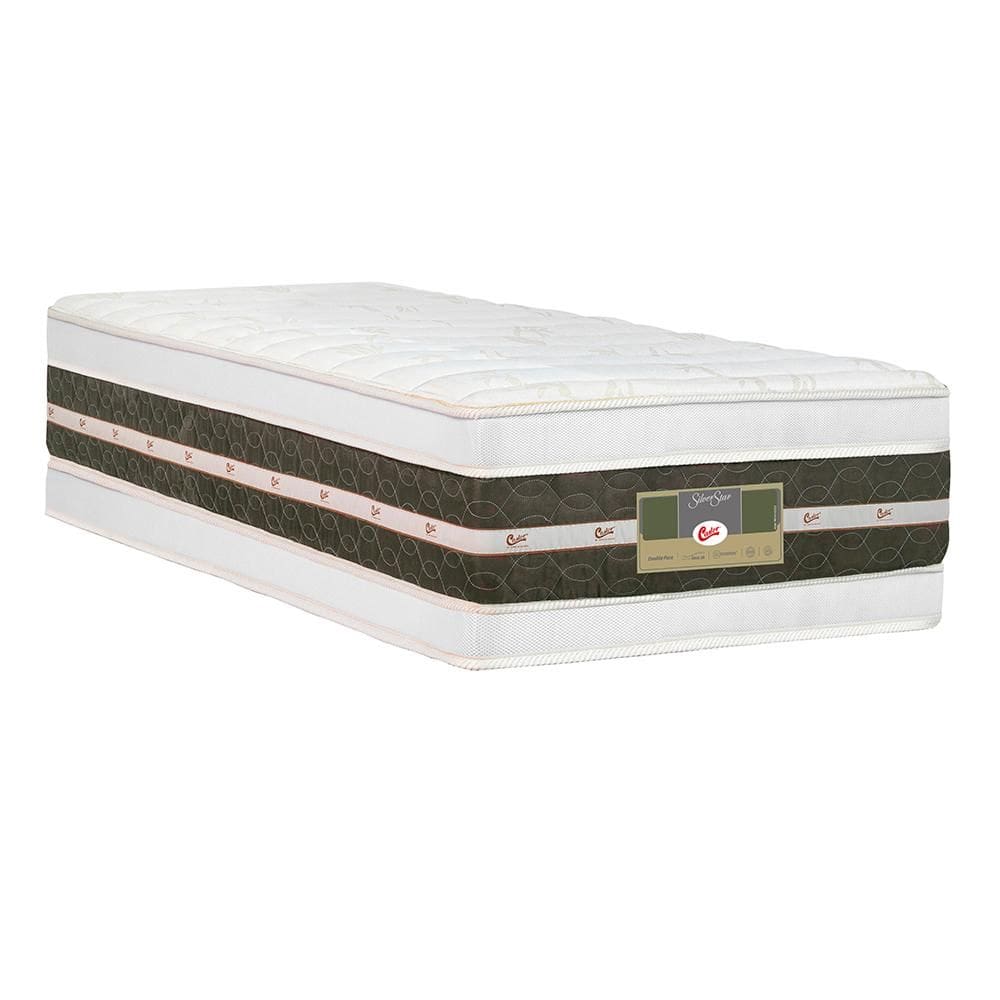 Colchão Castor Solteiro Silver Star Air Double Face Tecnopedic 96x203x34cm