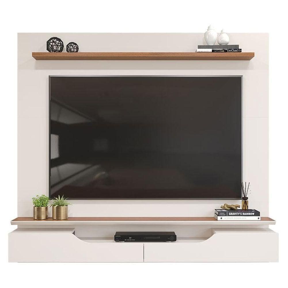 Painel Para Tv Levi Off White Freijó - Dj Móveis