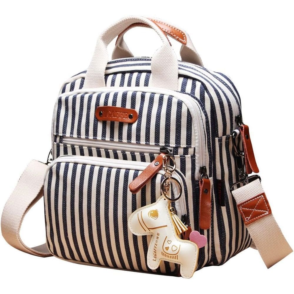 Mochila Crossbody Mini Multifuncional Preta
