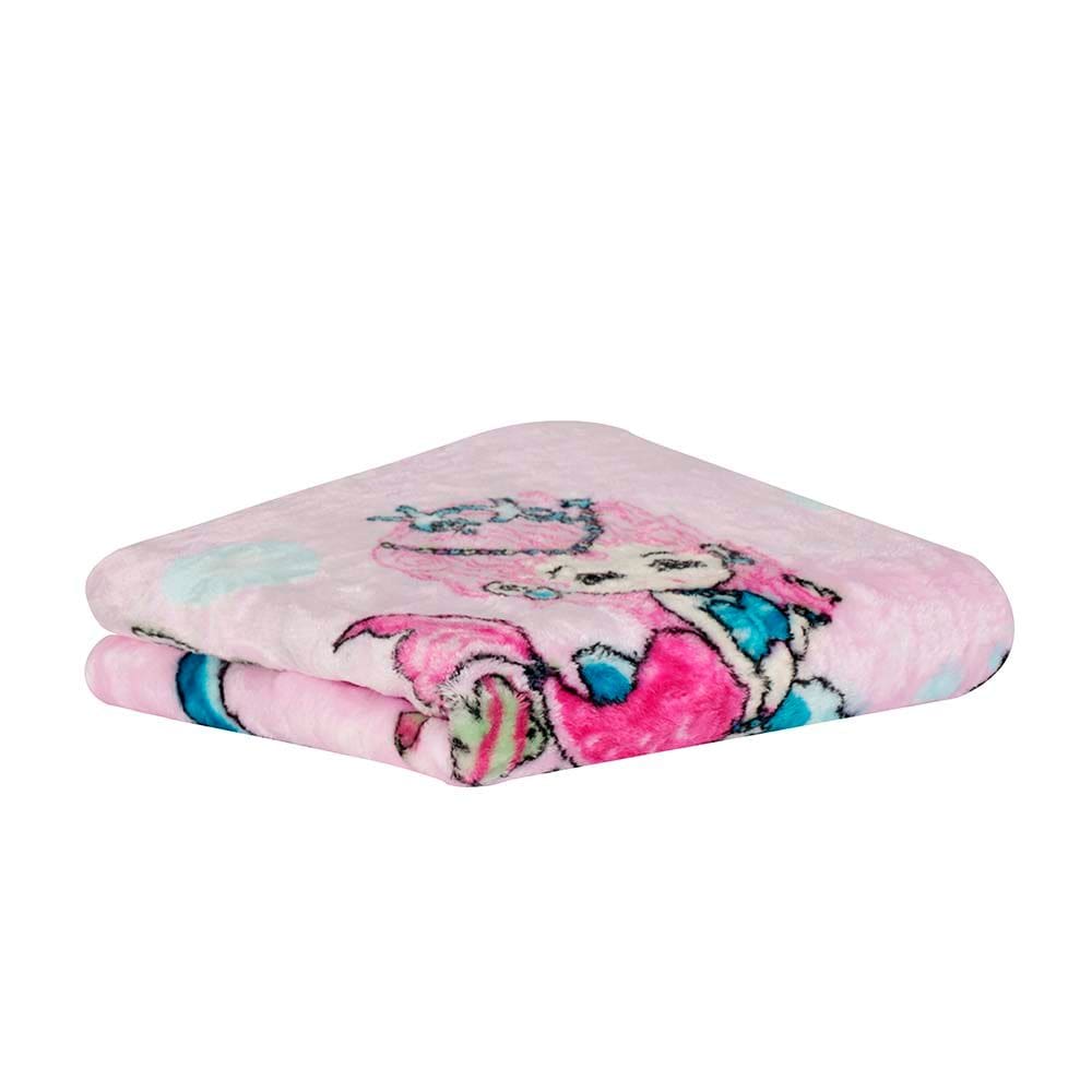 Cobertor Raschel para Berço 500g/m² 80x110cm Sereia Realce Premium Sultan