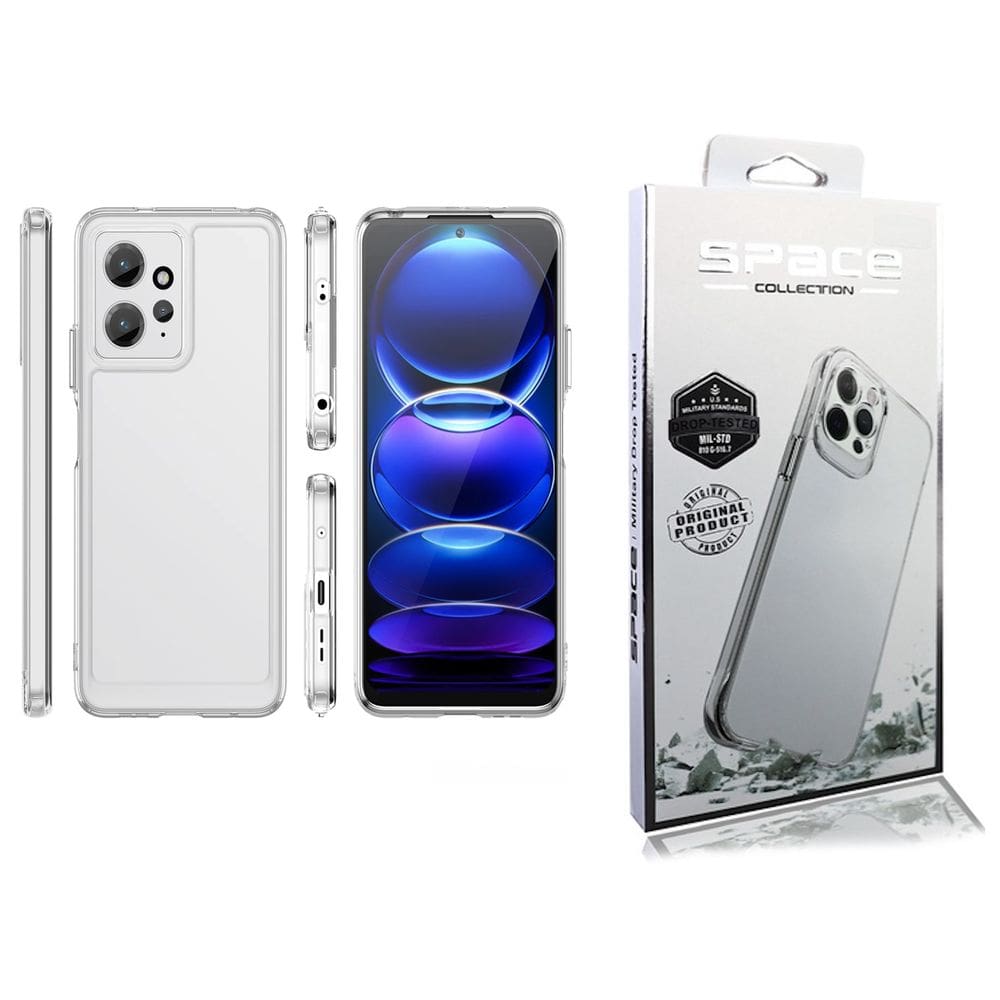 Capa Capinha Space Hybrid Clear Anti-Impacto P/ Reedmi Note 12 4G