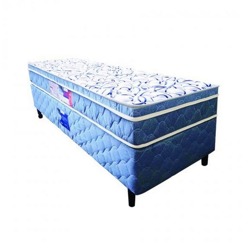 Cama Box + Colchão Netsono Euro Solteiro One Face D45 100x200x52cm