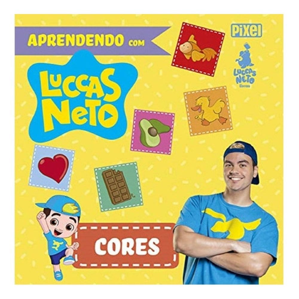 Livro Aprendendo Com Luccas Neto - Cores