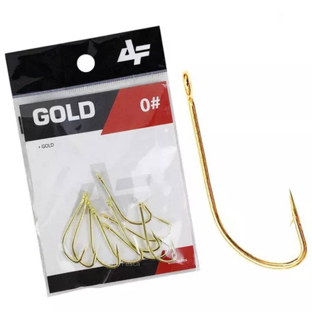 Anzol Albatroz Gold Nº 04 Pct C/25 Unidades