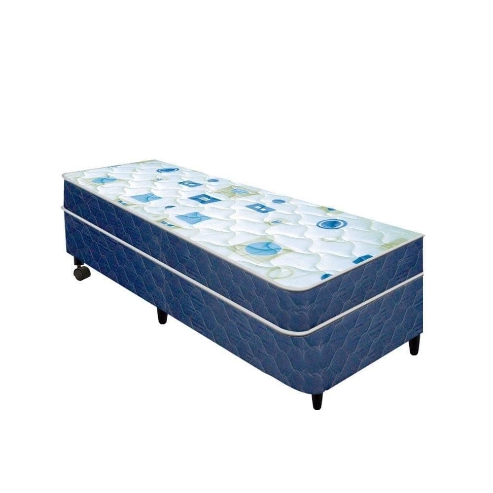 Cama Box + Colchão Netsono Solteiro Double Face D28 120x203x42cm