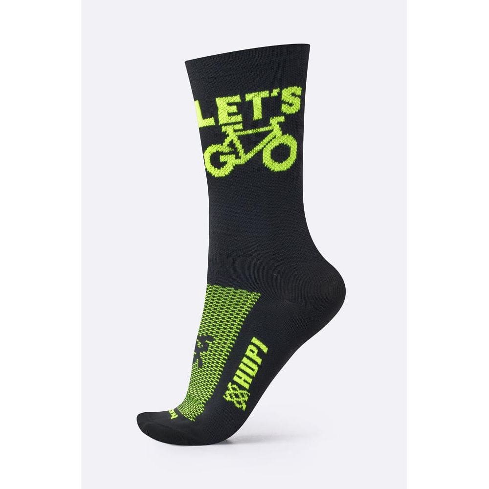 Meia HUPI Lets Bike Preto