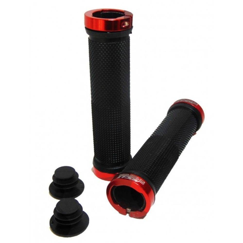 Par de Manoplas com Anel e Travas para Bicicleta Confortável Anatômico Mtb Tsw