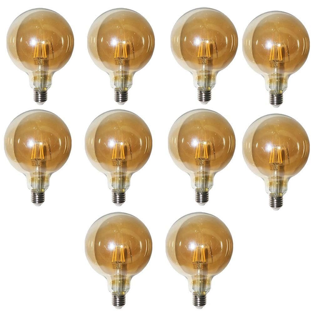 Lampada Multifilamento 30w Kit 10 Unidades Led Bivolt Iluminaçao Vintage Decoraçao Retro Lustre Pendente Casa