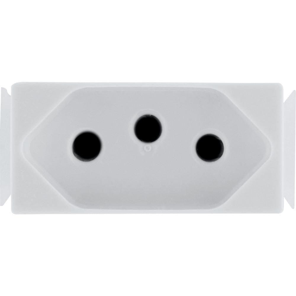 Kit 8 Modulo Tomada 2p+t Tramontina Aria 20 A 250 V Branco