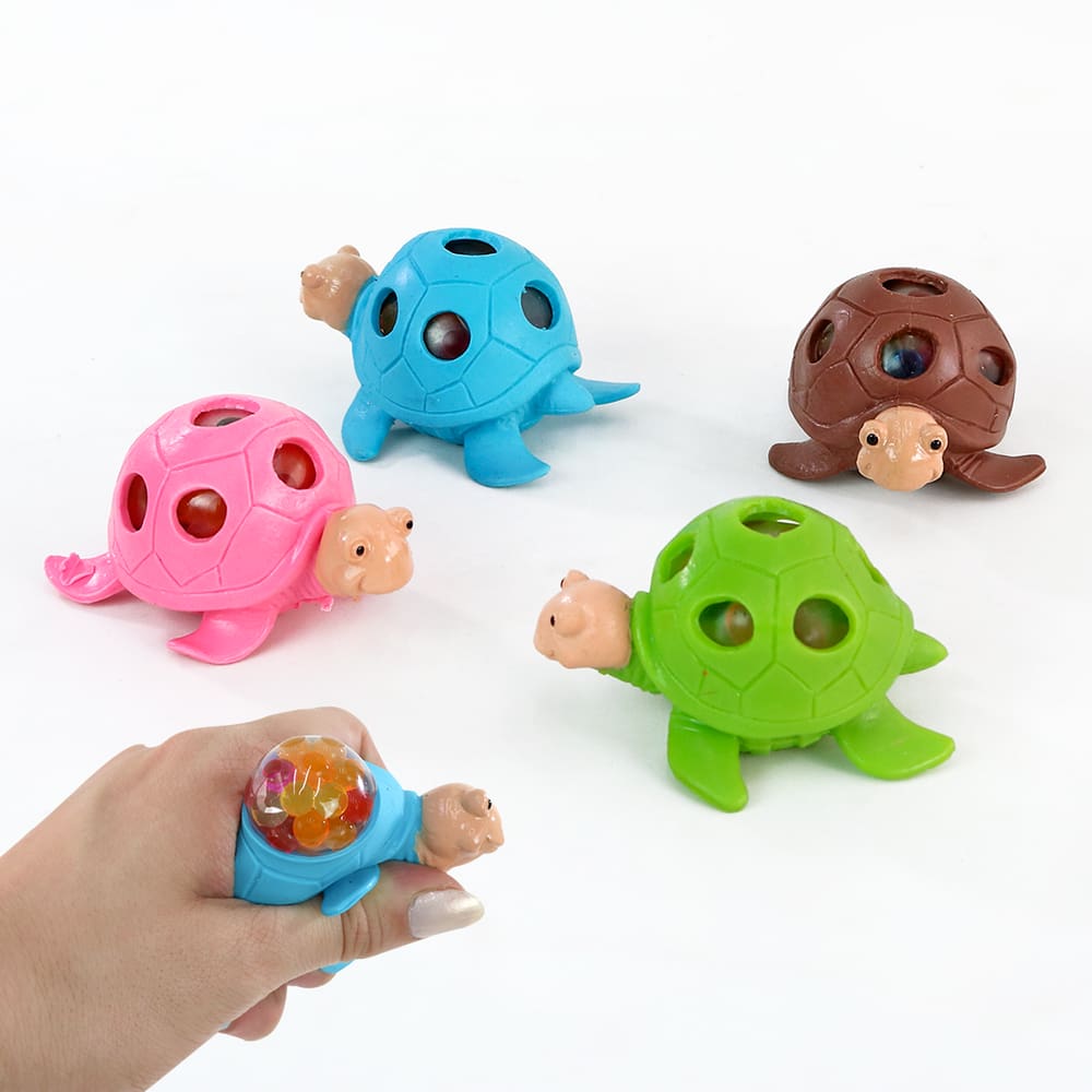 Brinquedo Tartaruga de Plástico Com 4 Unidades