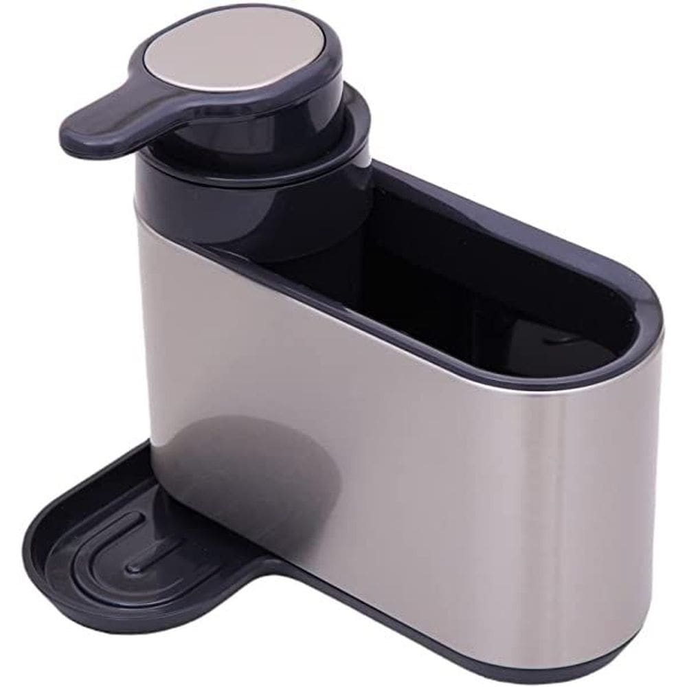 Dispensertergente Líquido e Porta Utens Inox Mimo