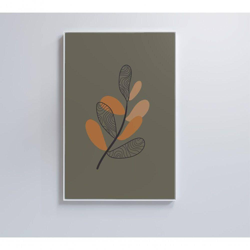 Quadro Abstrato Flores 80x120 Cm Tecido Canvas