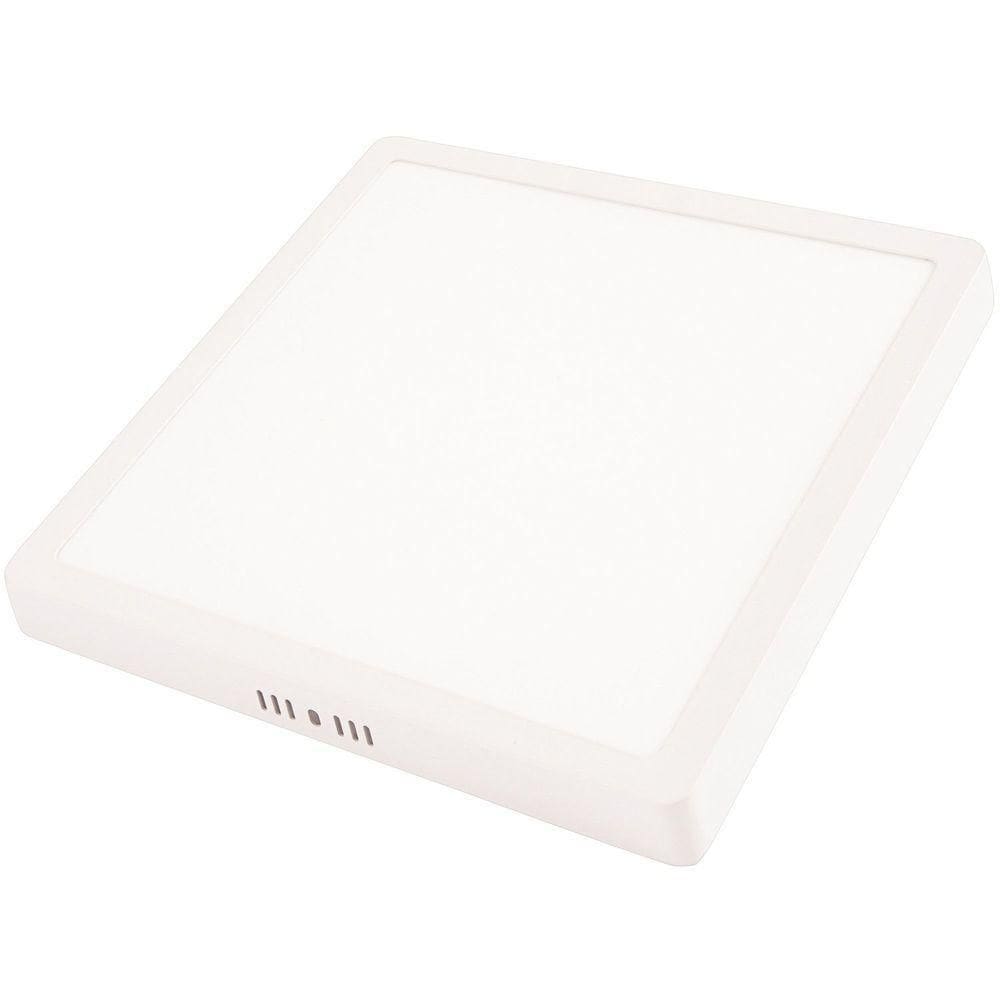 Plafon Fita Led Tramontina Quadrado De Sobrepor Branco 18 W 4000 K 1250 Lm Luz Neutra Tramontina