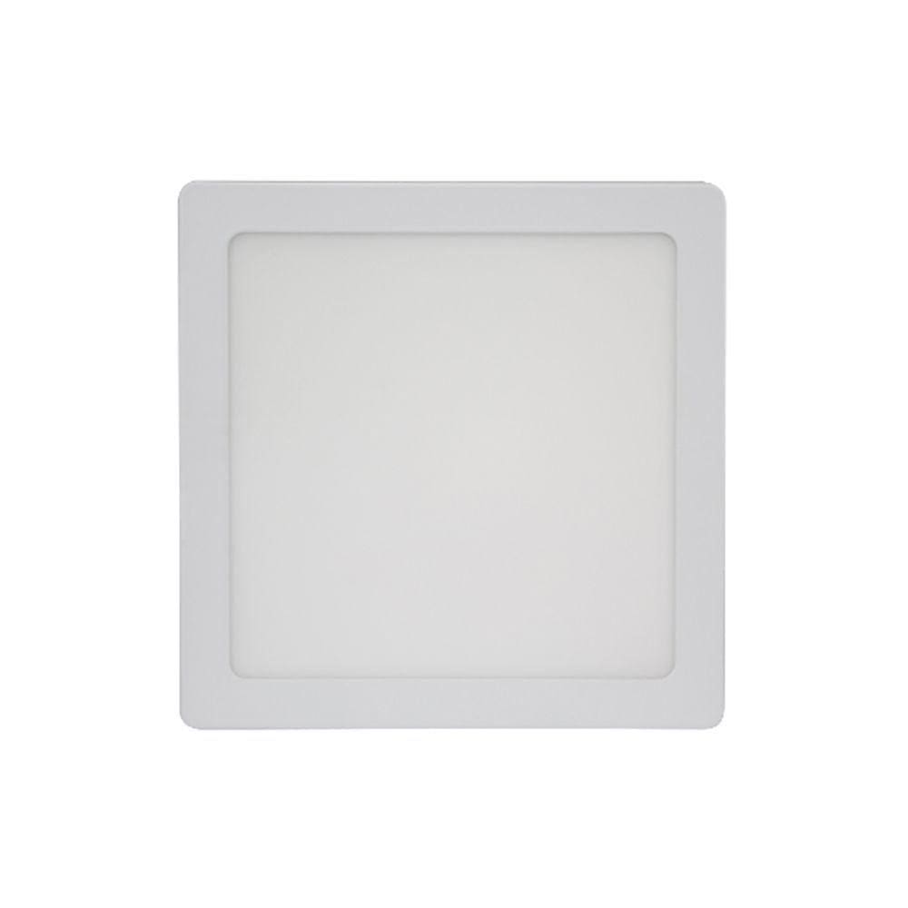 Painel De Led Blumenau Quadrado De Sobrepor 18w Bivolt 4100k Luz Neutra