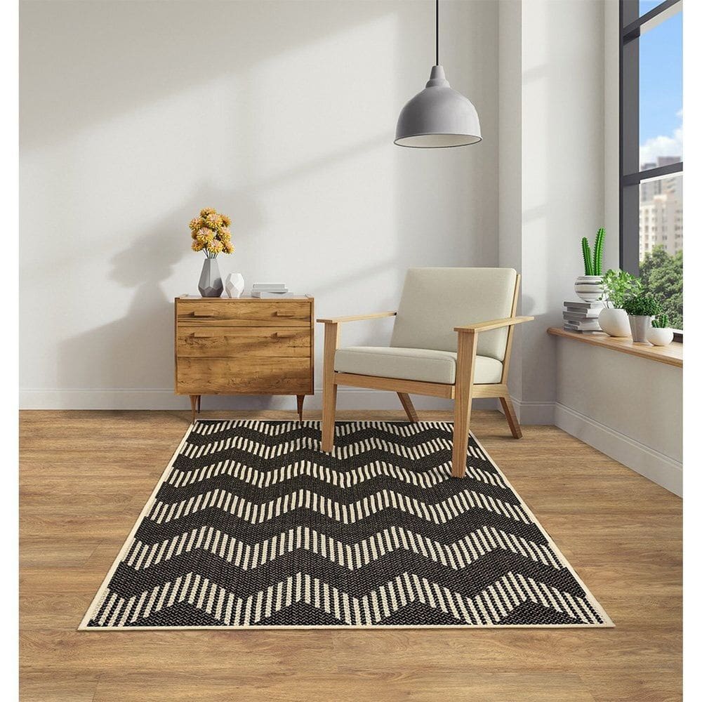 Tapete 100x150cm Dupla Face Tapetes Marrom