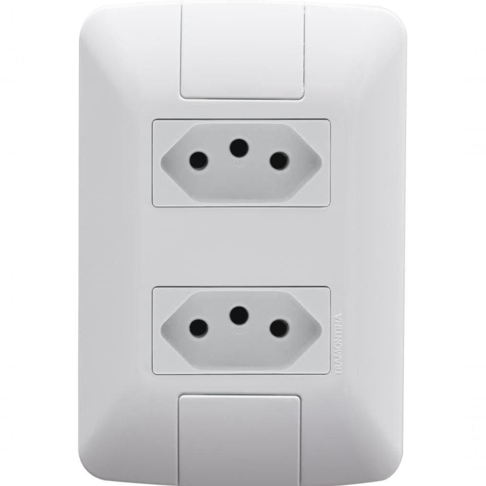 Kit 9 Conj 4x2 Com 2 Tomadas 2p+t Tramontina 20a 250v