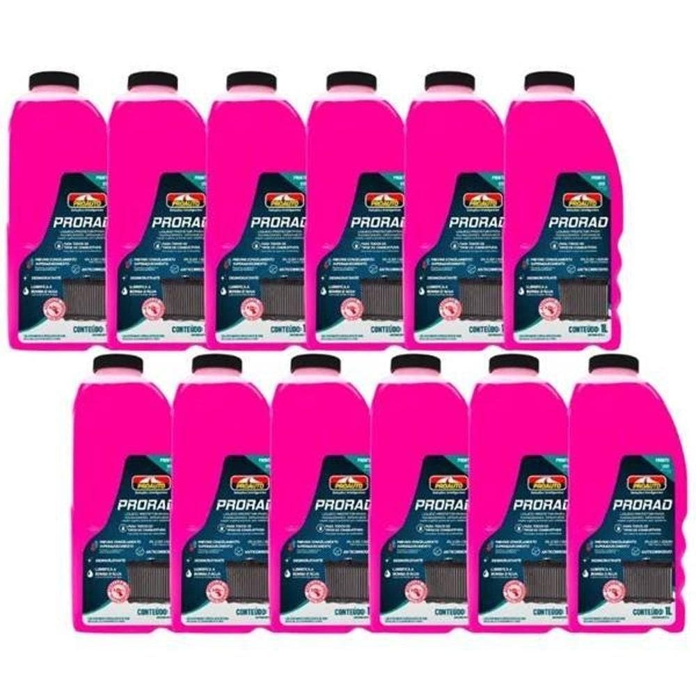 Kit Com 12 Aditivo Radiador Prorad Lt - Proauto