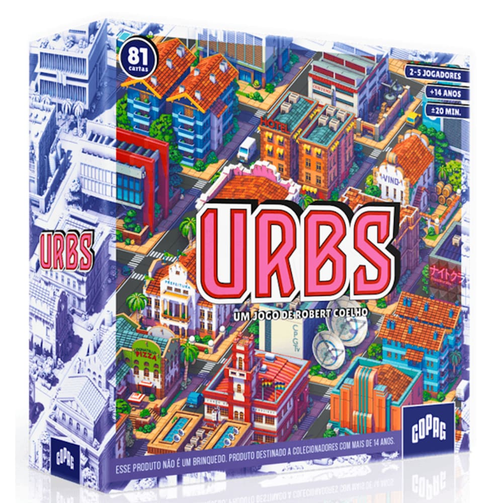 Jogo De Cartas Urbs Um Jogo De Robert Coelho Copag