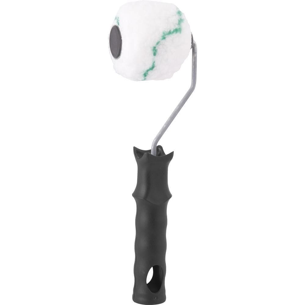 Rolo Para Pintura Microfibra 05Cm Antirrespingo Com Suporte