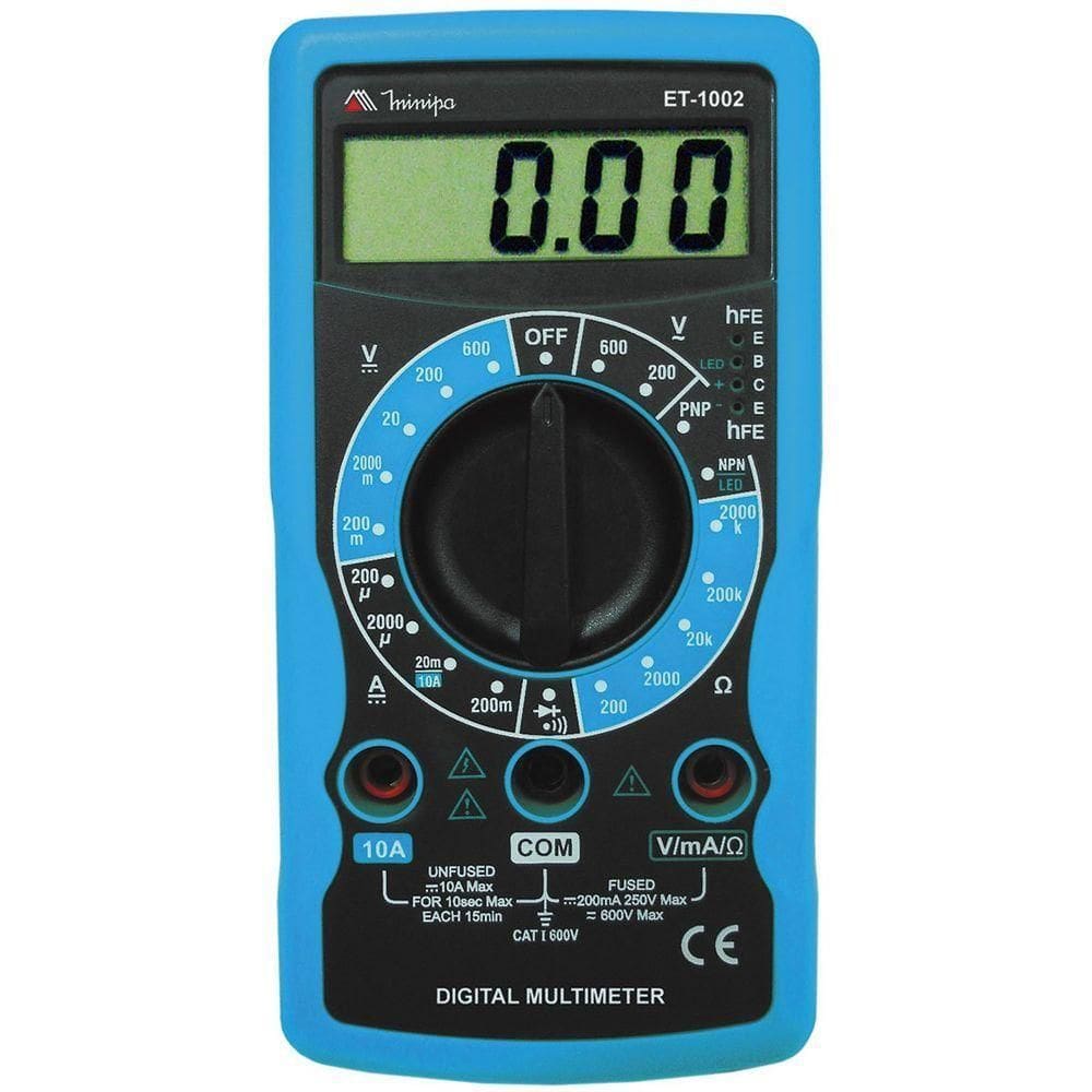 Multímetro Digital 3 1-2d - 10a Et-1002