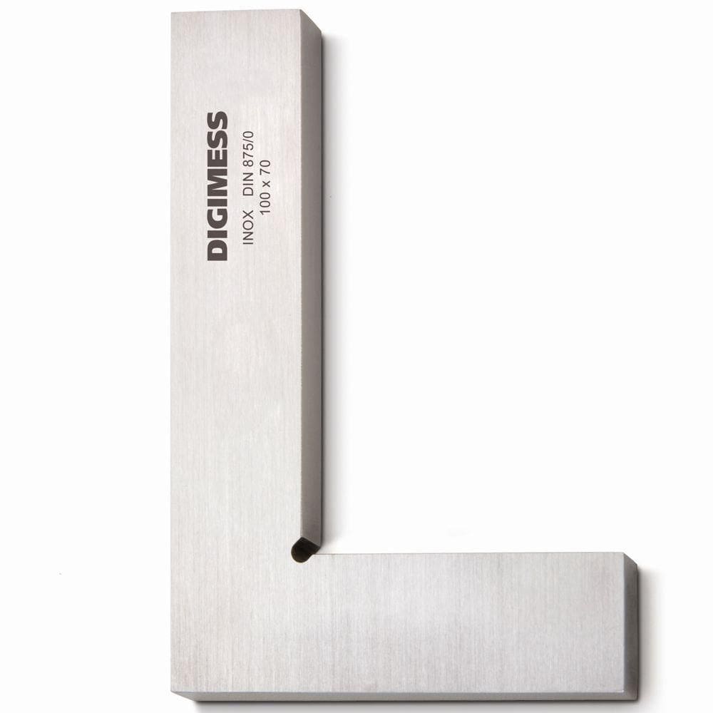 Esquadro De Precisão Plano Sem Base - Classe 1 - Cap. 200 X 130 Mm - Din 875 - Ref. 170.069-1