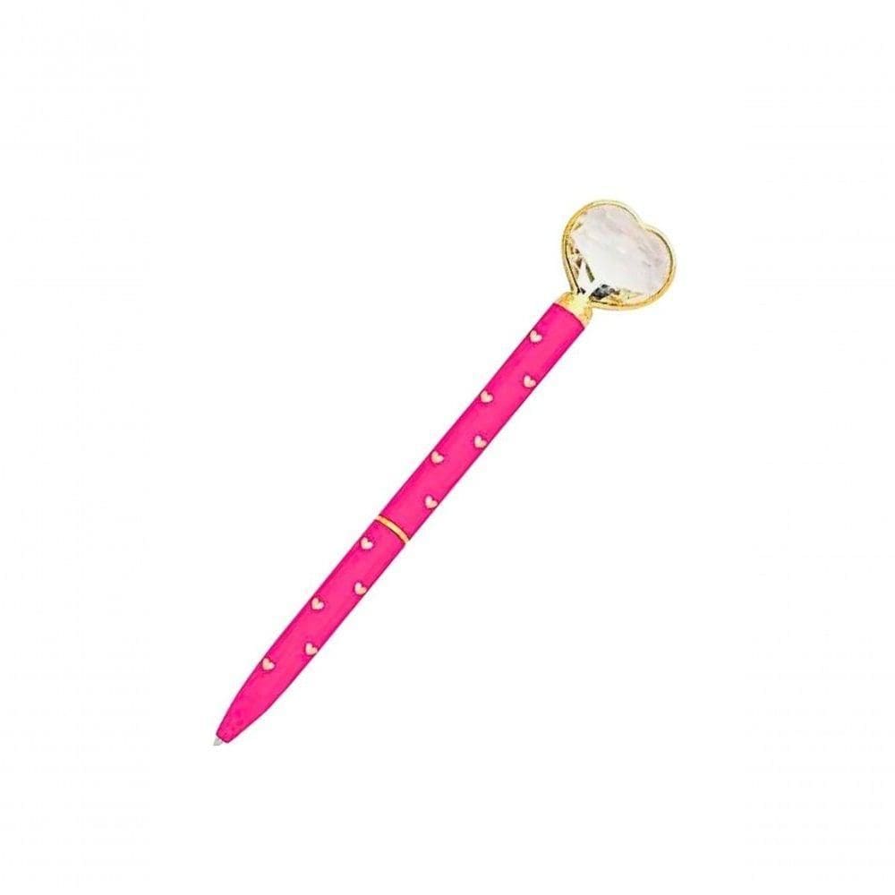 Caneta Coração De Diamante