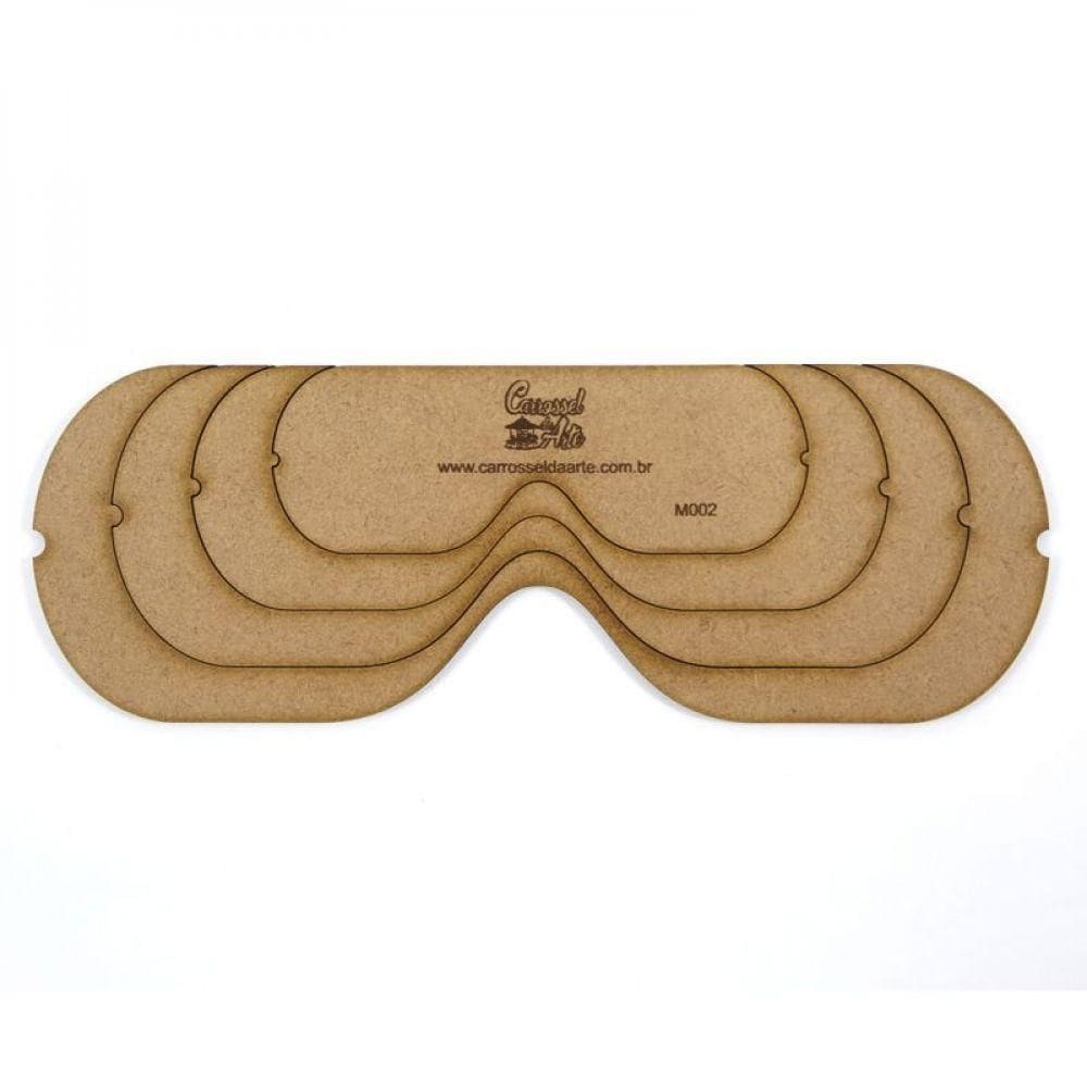 Gabarito Para Mascara De Dormir Mdf M002