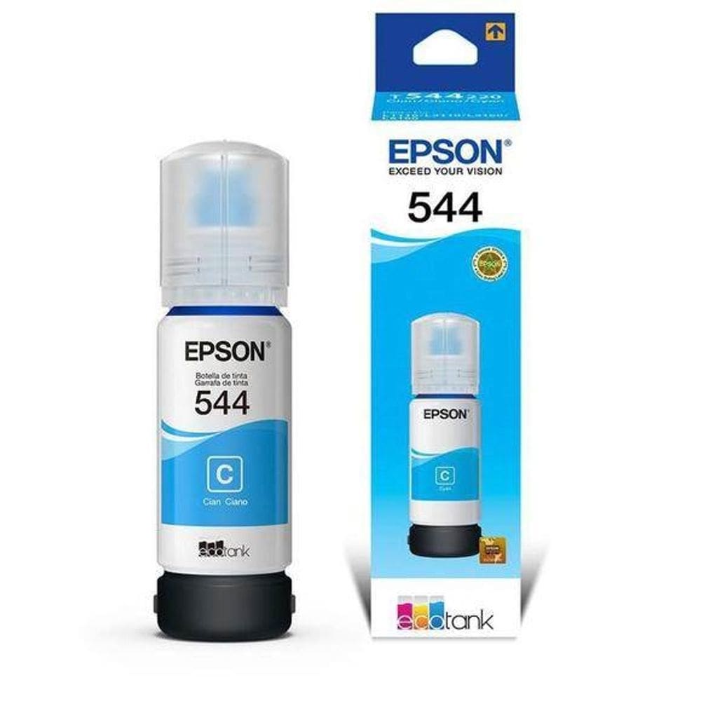 Garrafa de Tinta Epson EcoTank T544 Ciano - T544220