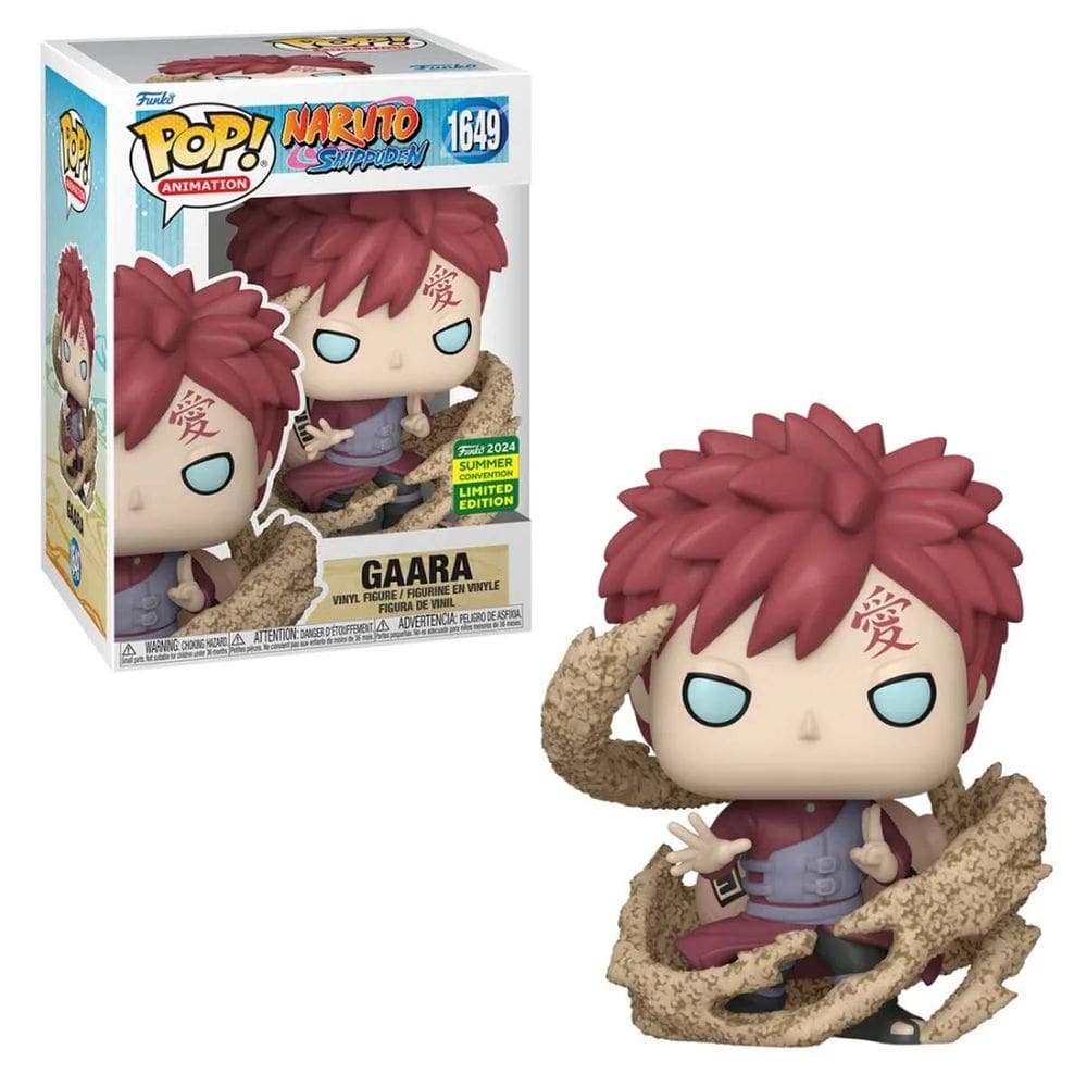 Funko Pop! Animation Naruto Shippuden Gaara #1649 Exclusivo SDCC 2024