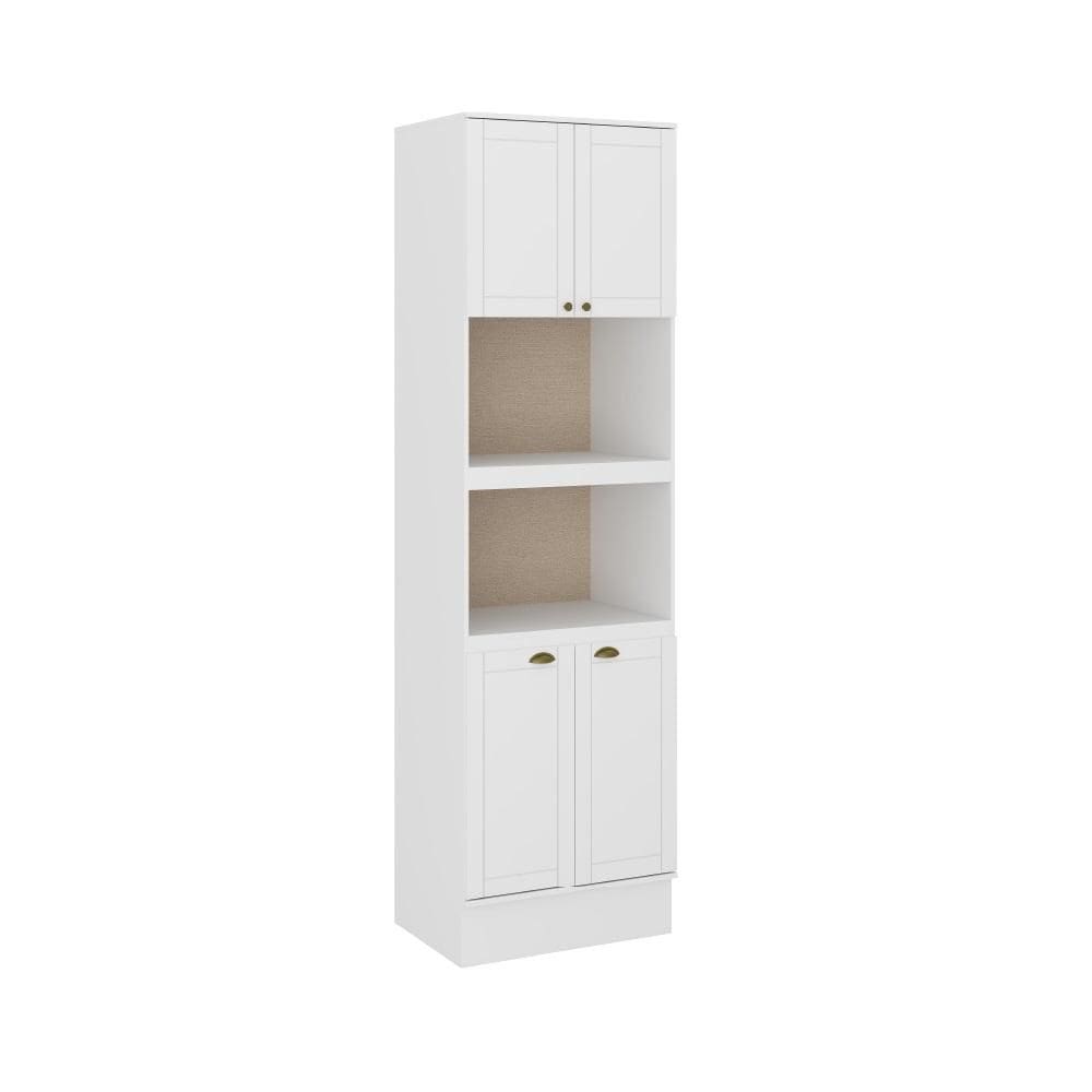 Torre Quente 2 Fornos Milla Branco MDF 70cm Carraro