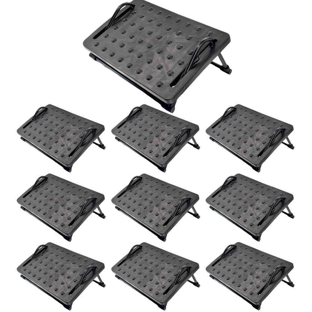 10x Apoio Ergonômico para os Pés Base Suporte DescansoRegulagem NR-17