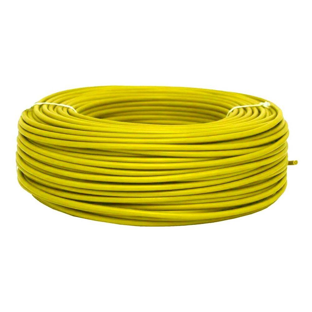 Cabo Flexivel 10,00Mm 750V Amarelo Rolo Com 100 Metros Corfio
