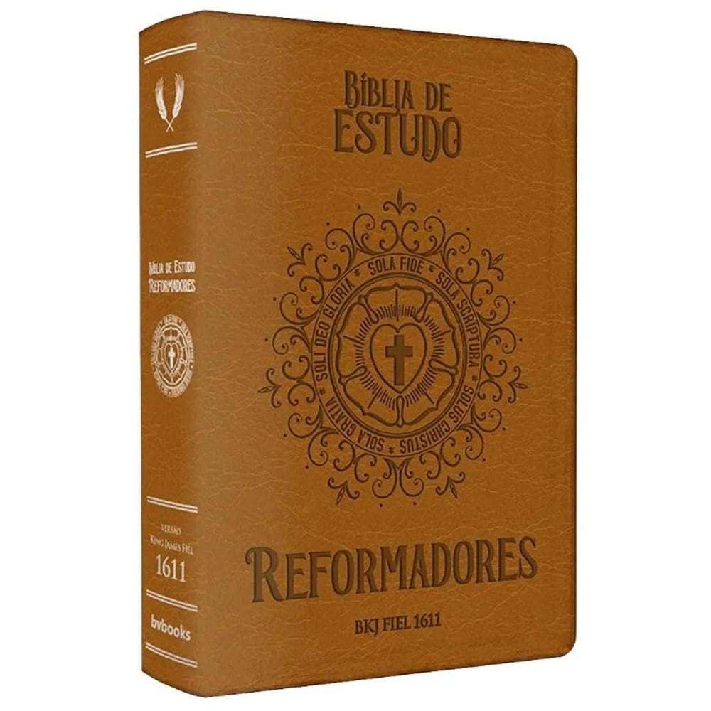 Biblia de Estudo dos Reformadores Capa Caramelo