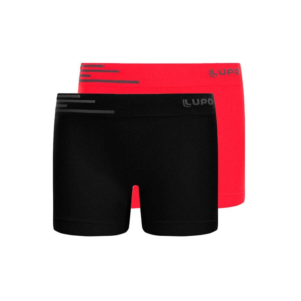 Kit com 2 Cuecas Infantil Boxer Lupinho 132-002